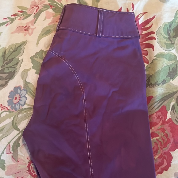 THE TAILORED SPORTMAN English Riding Pant Size 24 Equestrian Flat Front Leather - Picture 16 of 16